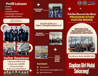 Prodi Hukum Bisnis UMS Rappang Tahun Akademik 2025 Buka Penerimaan Mahasiswa Baru