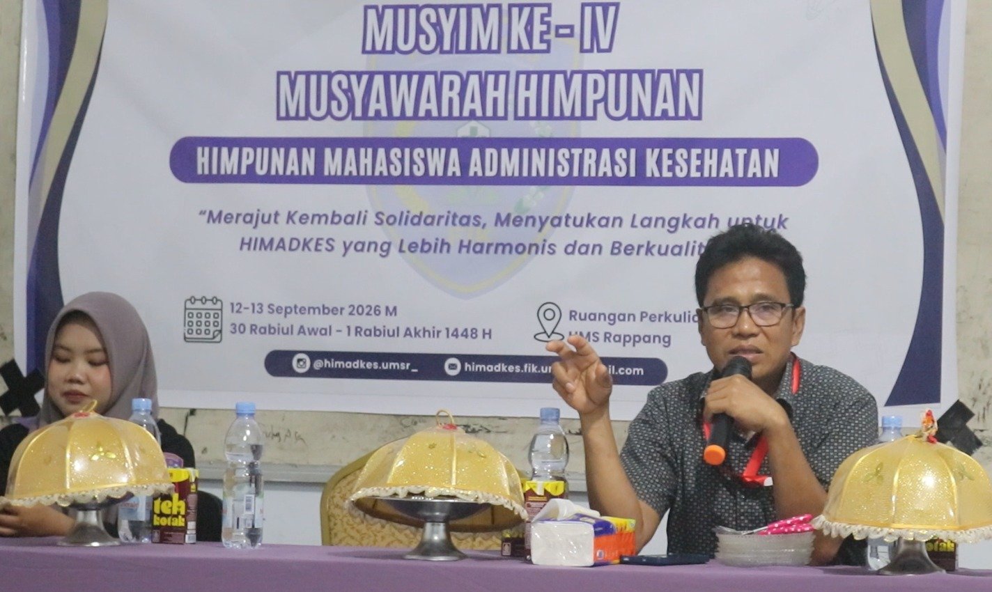 Musyhim IV HIMADKES UMS Rappang Digelar, Warek III Dorong Mahasiswa Tembus Kompetisi Nasional