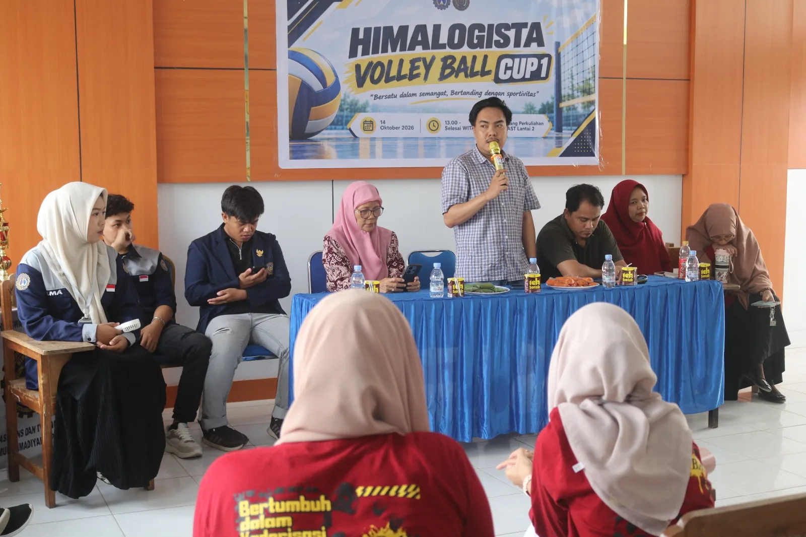 Dorong Pembentukan Karakter dan Prestasi Mahasiswa, UMS Rappang Gelar HIMALOGISTA Volleyball Cup I