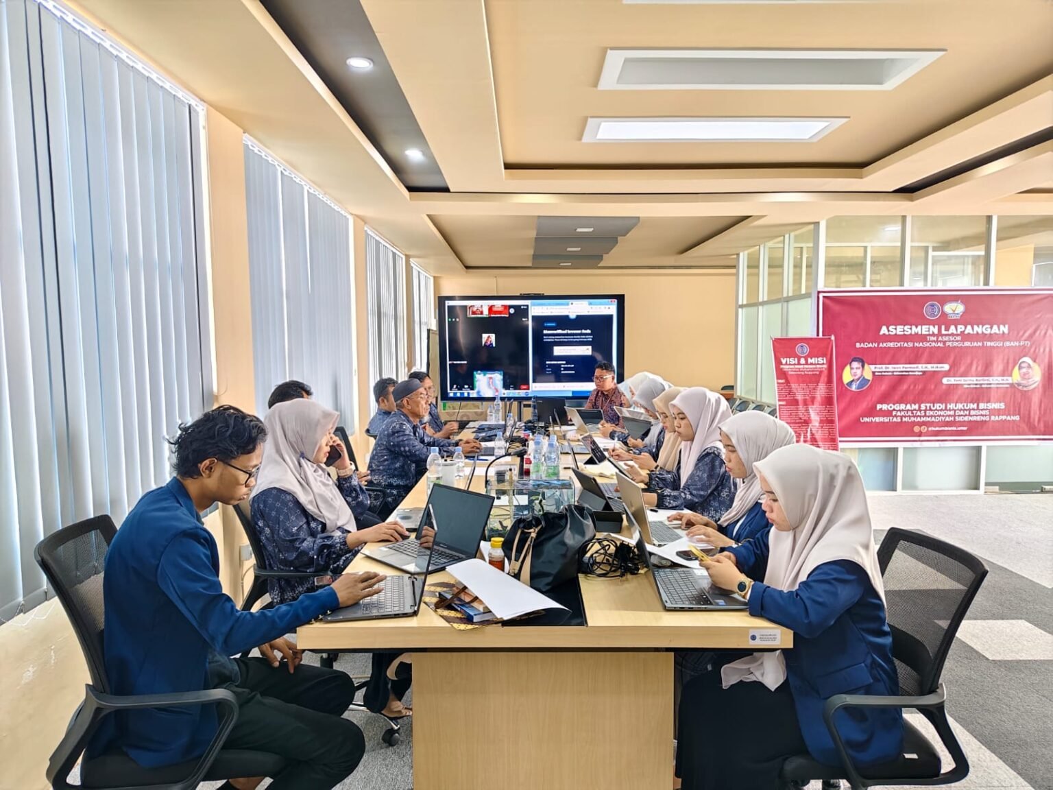 Asesmen BAN-PT Digelar, Prodi Hukum Bisnis UMS Rappang Perkuat Komitmen Mutu 