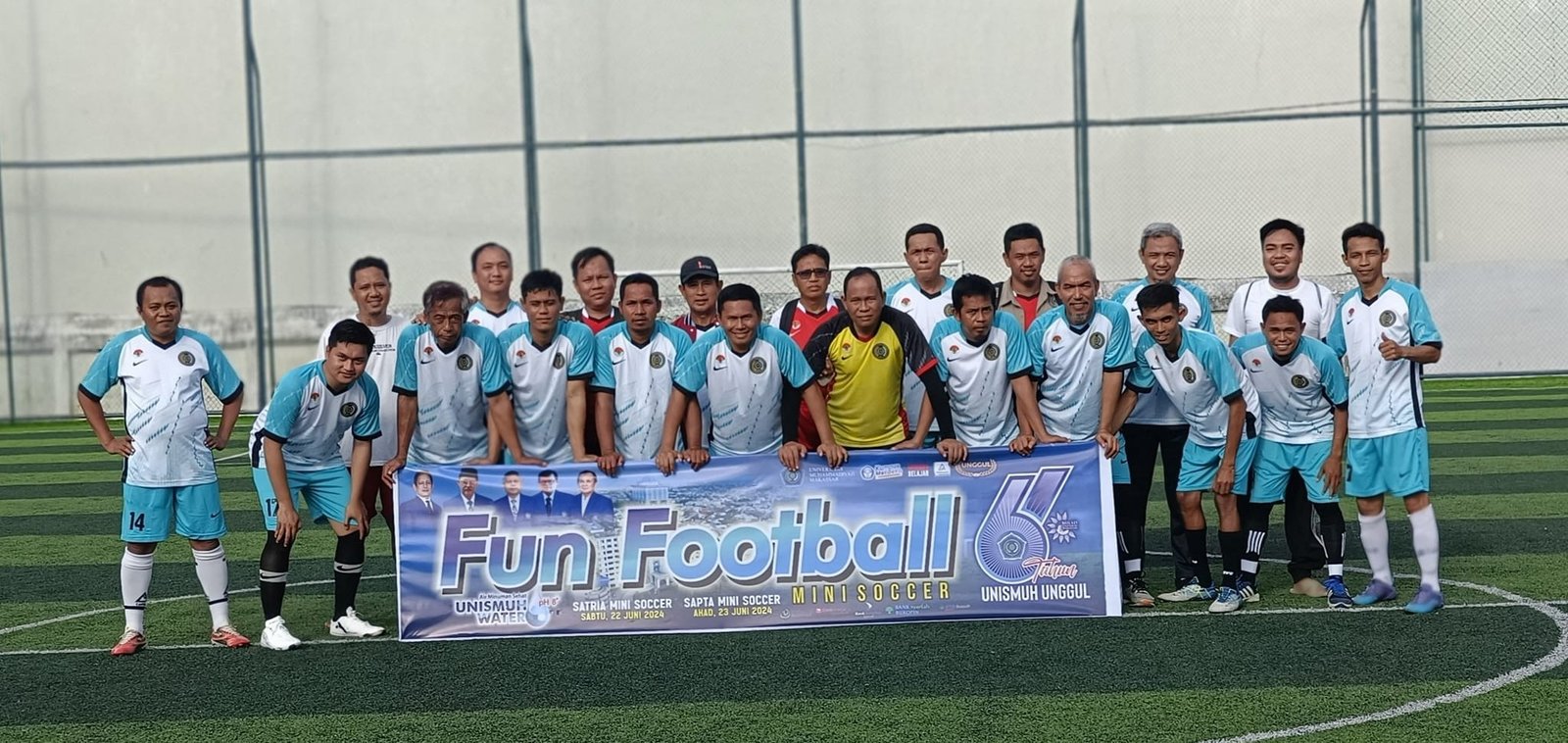 Tim Mini Soccer UMS RAPPANG Tampil Luar biasa Dalam Fun Football Meriahkan Milad ke-61 Universitas M