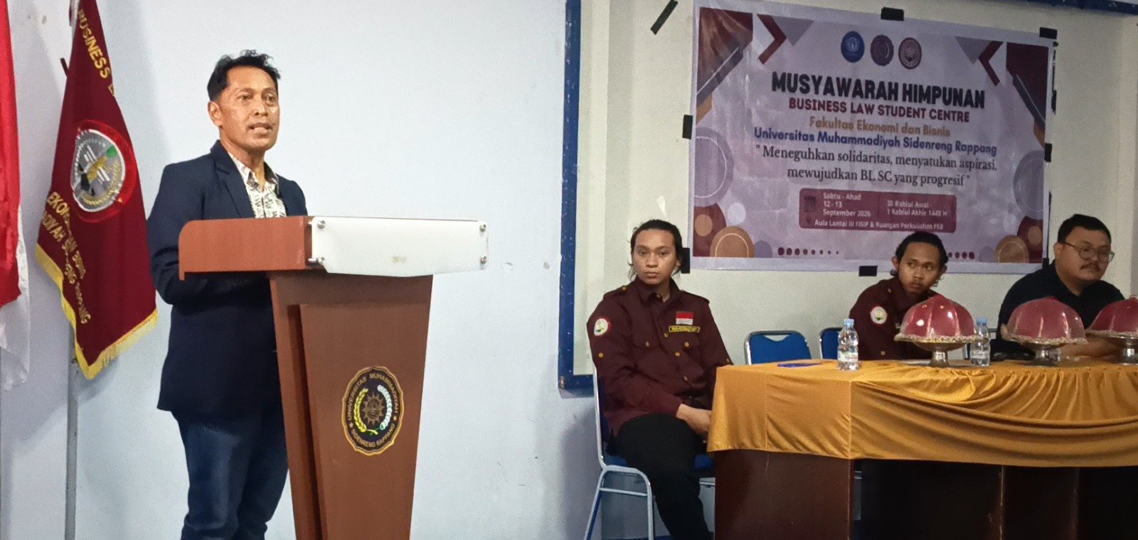   Wadek II FEB UMS Rappang Dorong BL SC Hadir Beri Literasi Hukum di Tengah Maraknya Transaksi Digit