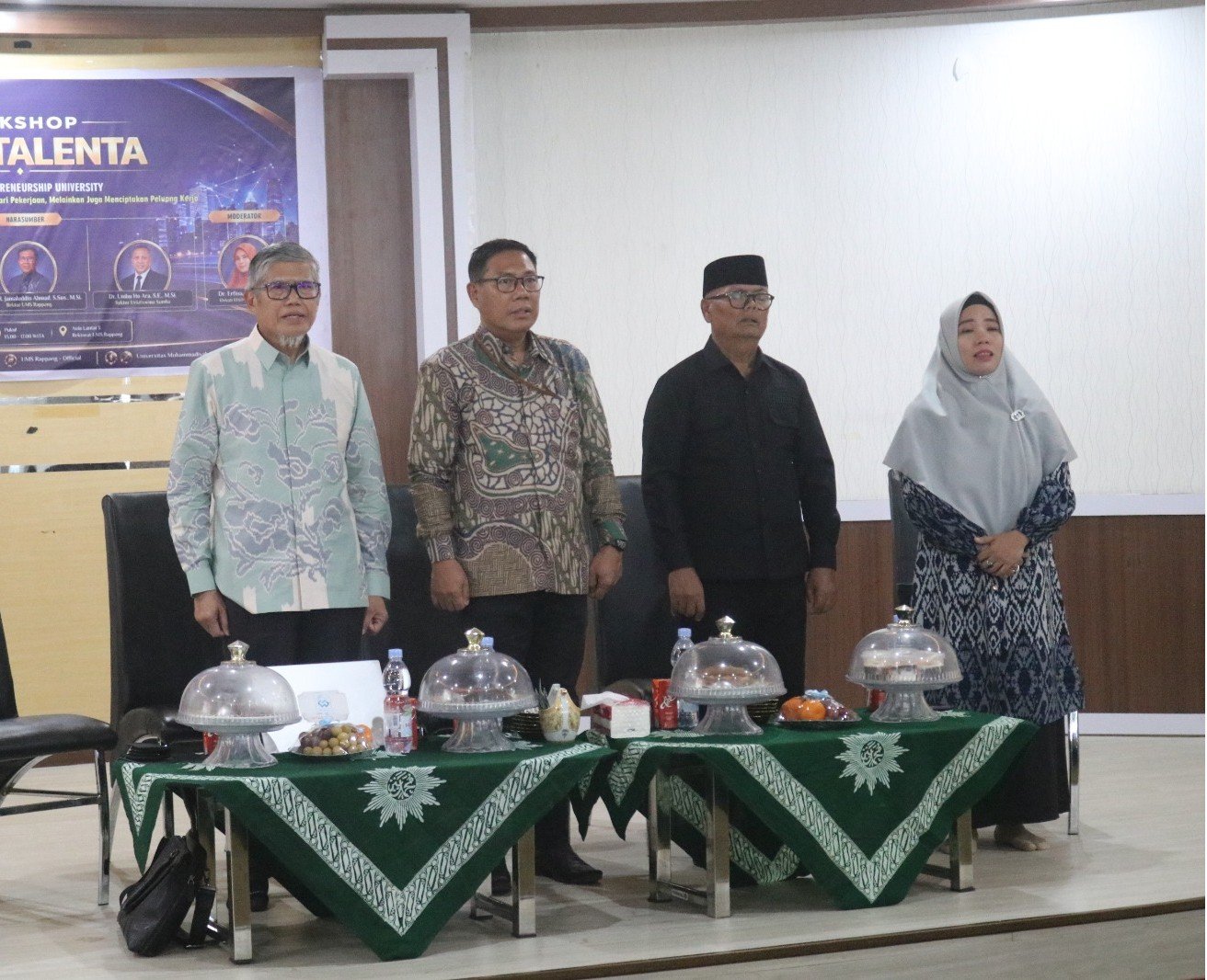Di Workshop Bina Talenta, Rektor UMS Rappang Tekankan Pentingnya Jiwa Entrepreneurship