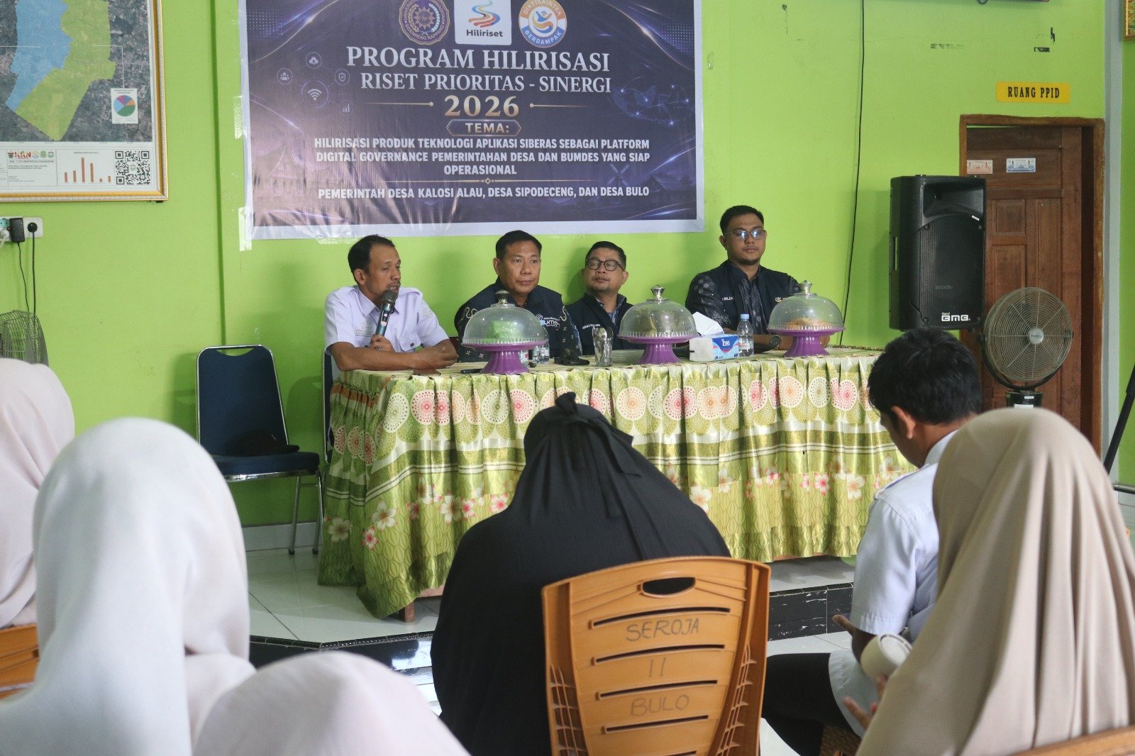 Gelar FGD di Desa Bulo, Rektor UMS Rappang: Siberas Harus Bisa Tingkatkan Pelayanan Publik Desa