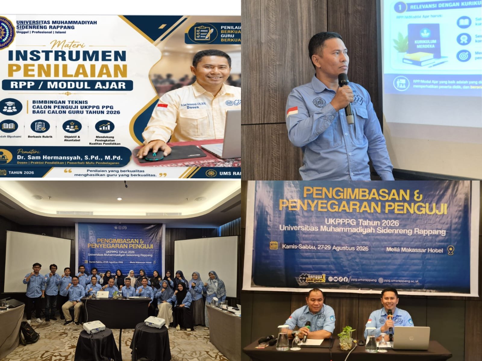 Dr Sam Hermansyah Dipercaya Bekali Calon Penguji UKPPG Guru 2026 di Makassar 