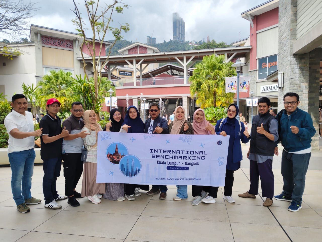 Benchmarking Internasional UMS Rappang, Mahasiswa Kaji Tata Kelola Wisata Genting Highlands