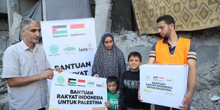 Bantuan Kemanusiaan Indonesia untuk Palestina Melalui Muhammadiyah Tiba di Gaza Palestina