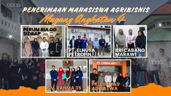 Magang Industri: Kunci Sukses Mahasiswa Agribisnis UMS Rappang Masuki Dunia Kerja