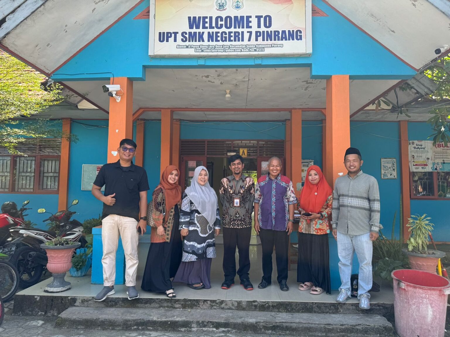 Penjajakan Kerja Sama dan Sosialisasi Program Studi Ilmu Perikan di SMK Negeri 7 Pinrang