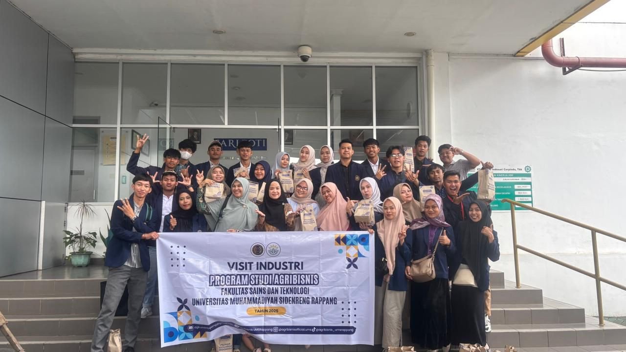 Mahasiswa Agribisnis UMS Rappang Laksanakan Kegiatan Visit Industri 