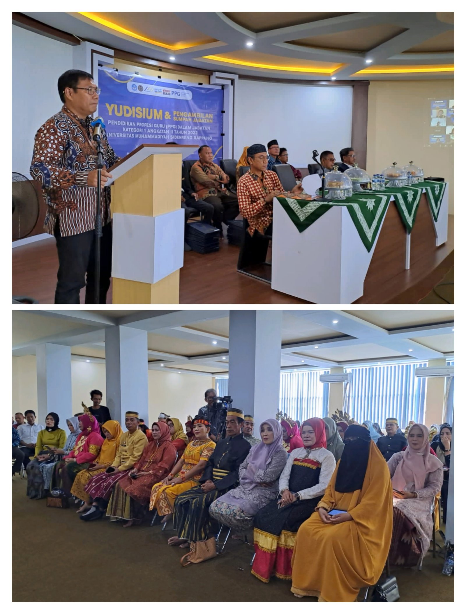 Yudisium dan Pengambilan Sumpah Jabatan PPG UMS Rappang,Ini Pesan Rektor UMS Rappang