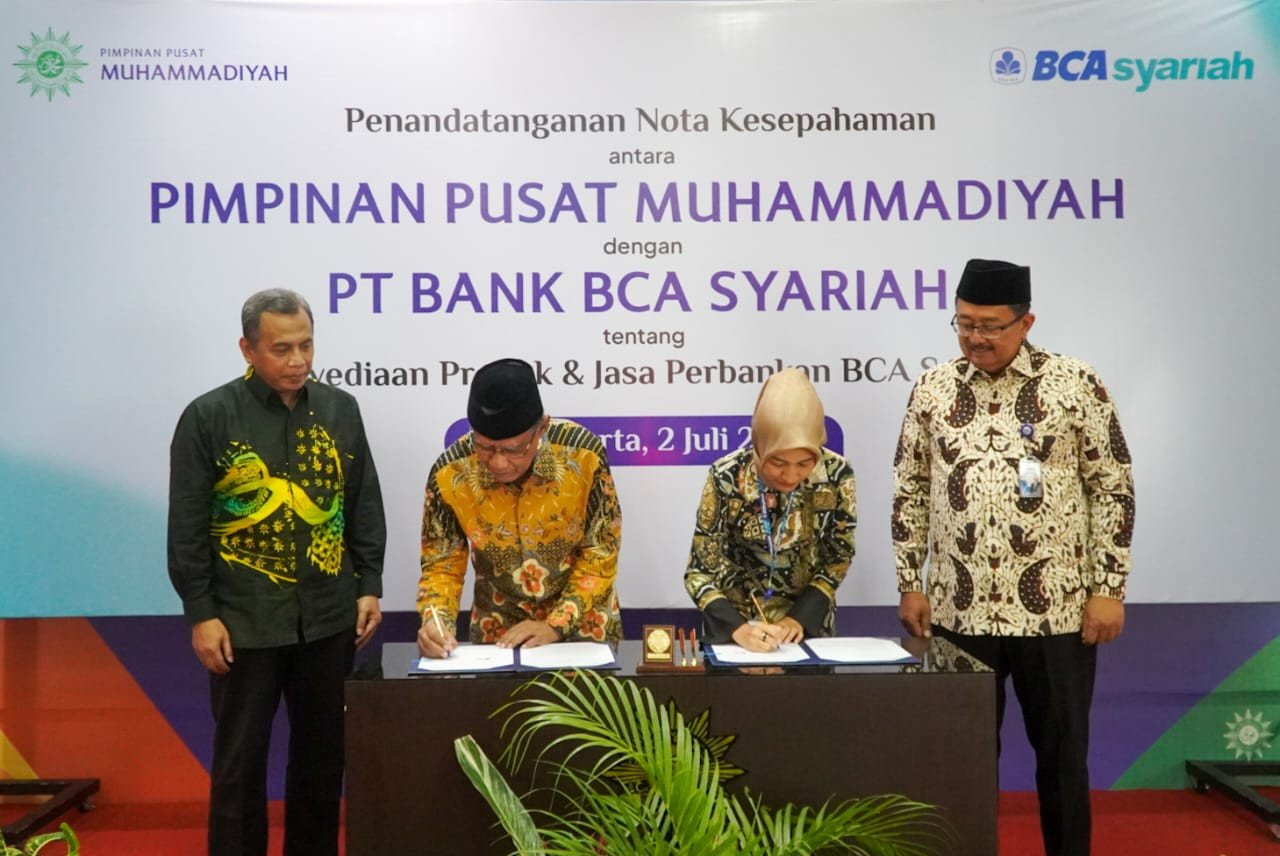 PP Muhammadiyah dan PT. BCA Syariah Tandatangani Nota Kesepahaman