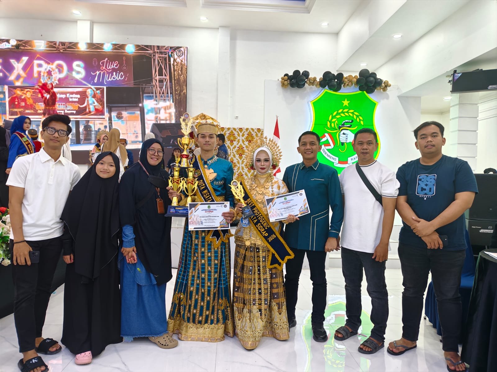 Mahasiswa UMS Rappang Raih Juara 1 dan Best Photogenic Ajang Pemilihan Duta Wisata 2026