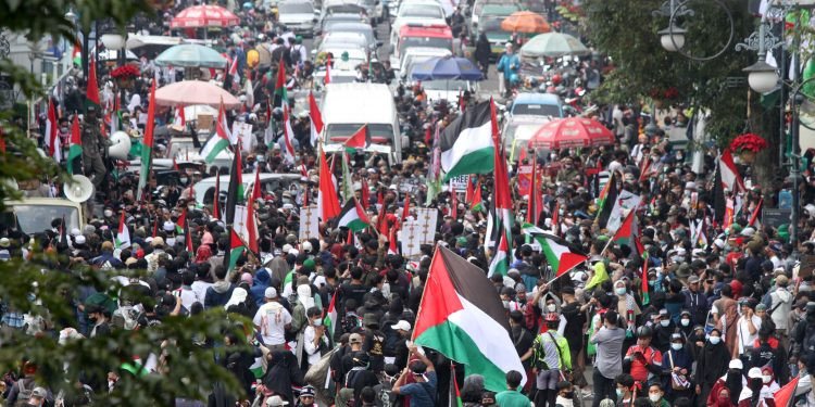 172 Kampus PTMA Serentak Gelar Aksi Bela Palestina
