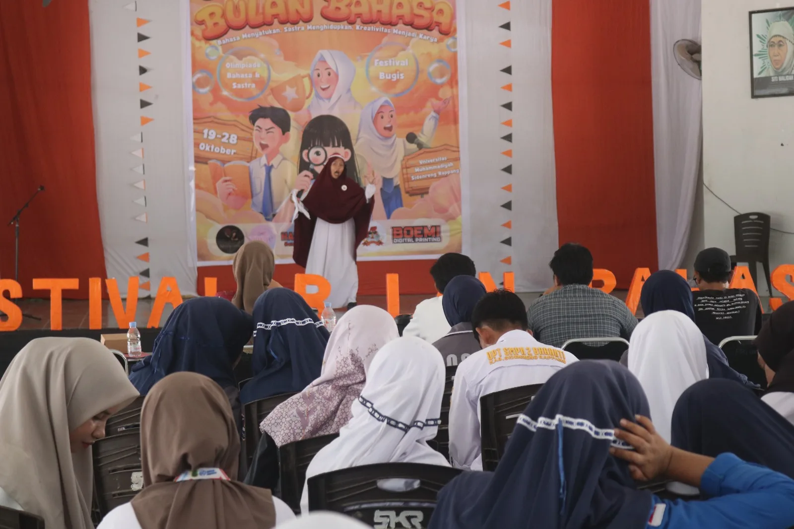 Memasuki Hari Ketiga, Festival Bulan Bahasa UMS Rappang Diserbu Peserta Tingkat SMP/MTs