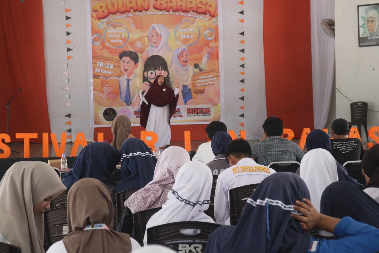 Jumlah Peserta Bertambah, Pelajar SMP/MTs Unjuk Bakat di Festival Bulan Bahasa 2026 UMS Rappang