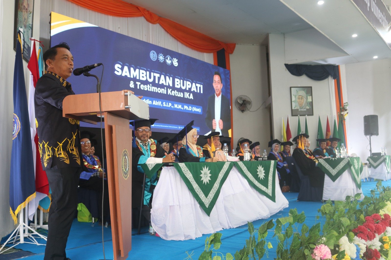 UMS Rappang Wisuda 172 Lulusan, Bupati Sidrap Bangga Alumni Kampus Daerah Mampu Bersaing