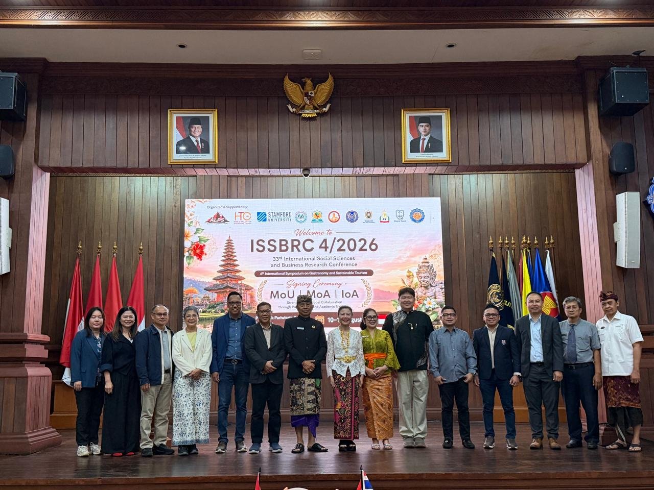 Hadiri ISSBRC4/2026 di Bali, Rektor UMS Rappang Teken Sejumlah Kerja Sama Internasional