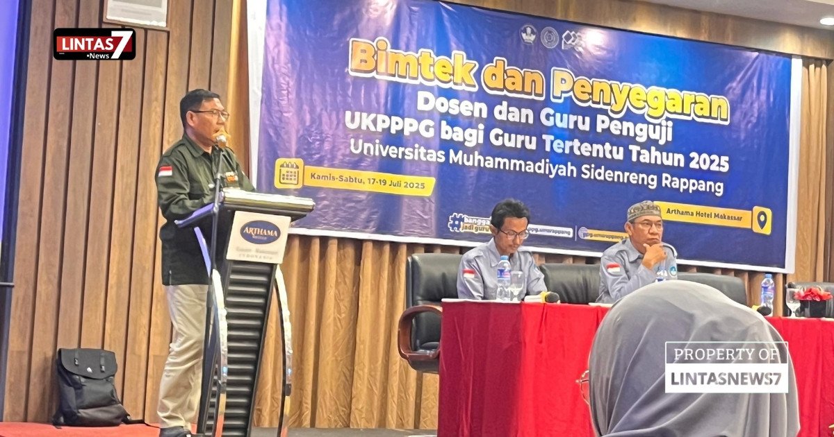 Rektor UMS Rappang Resmi Buka Bimtek dan Pelatihan Calon Dosen & Guru Pamong PPG